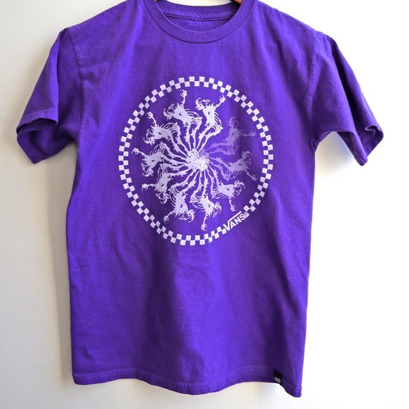 VANS Purple T-shirt, Small Size - Picture 2 of 4